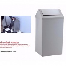 İtme Kapaklı Çöp Kutuları 16 Litre