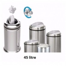 Pratik Kapaklı Banyo Çöp Kovaları 45 Litre