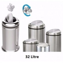 Pratik Kapaklı Tuvalet Çöp Kovaları 32 Litre