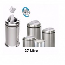 Pratik Kapaklı Lavabo Çöp Kovası 27 Litre