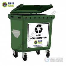 Sıfır Atık Toplama Konteynerı 770 Litre Evsel Atık