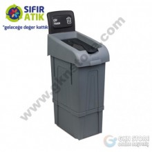 Plastik Sıfır Atık Kutusu 80 Litre Evsel Atık