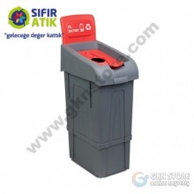 Plastik Sıfır Atık Kutusu 80 Litre Pil Atık