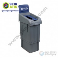 Plastik Sıfır Atık Kutusu 80 Litre Karışık Atık