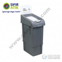 Plastik Sıfır Atık Kutusu 80 Litre Yemek Atık