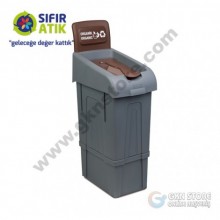 Plastik Sıfır Atık Kutusu 80 Litre Organik Atık