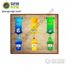 Üçlü Sıfır Atık Bilgilendirme Panosu