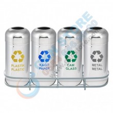 Paslanmaz Geri Dönüşüm Kutusu