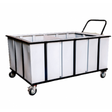 Bölmeli Hastane Çamaşır Arabası