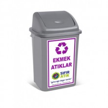 Plastik Sıfır Atık Kutusu Ekmek Atık