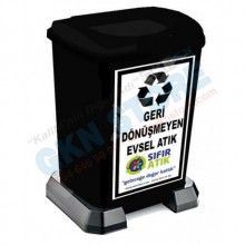 Geri Dönüşmeyen Atık Kutusu 50 Litre