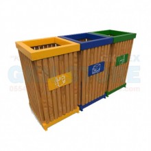 Geri Dönüşüm Kovası Ahşap