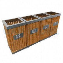 Ahşap Geri Dönüşüm Kutusu