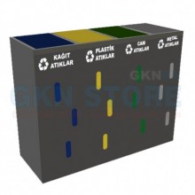 Boyalı Geri Dönüşüm Kutuları