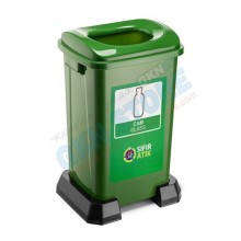 Plastik Geri Dönüşüm Çöp Kutusu Cam Atık