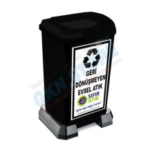 Plastik Sıfır Atık Kutusu Evsel Atık