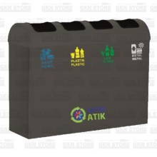 Dörtlü Sıfır Atık Kumbarası 1036A