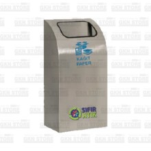 Paslanmaz Sıfır Atık Kumbarası 1033D