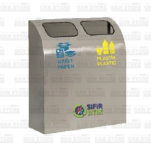 Paslanmaz Sıfır Atık Kumbarası 1033C