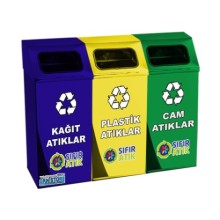 Sıfır Atık Geri Dönüşüm Kovası 1017D-3