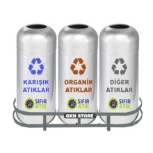 Sıfır Atık Geri Dönüşüm Kutusu Seti 1014B