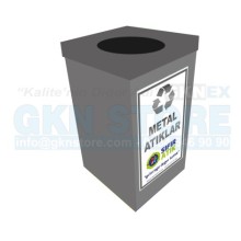 Plastik Koli Metal Sıfır Atık Kutusu