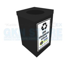 Plastik Koli Evsel Sıfır Atık Kutusu