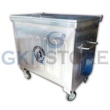 400 Litre Metal Çöp Konteynerı