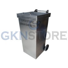 240 Litre Metal Çöp Konteynerı