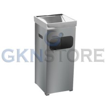 Paslanmaz Kare Küllüklü Çöp Kovası