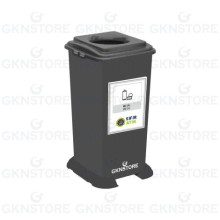 Metal Atık Kutusu 70 Litre