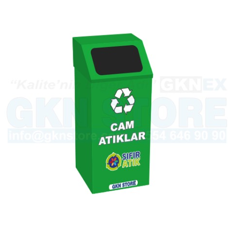 Sıfır Atık Geri Dönüşüm Çöp Kutusu 1017D
