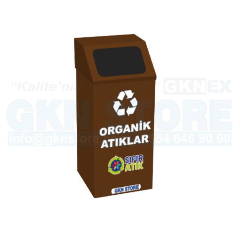 Sıfır Atık Geri Dönüşüm Çöp Kutusu 1017D