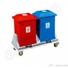 İkili Pedallı Sıfır Atık Geri Dönüşüm Kutusu