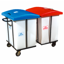 Kapaklı Çamaşır Toplama Arabası 500 Litre