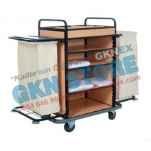 Ahşap Otel Kat Arabası