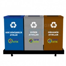 Kare Sıfır Atık Kovası