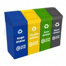 Yaylı Kapak Sıfır Atık Kutusu