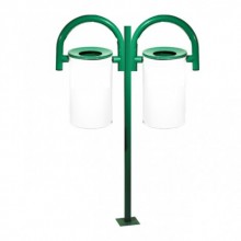  İkili Bahçe Çöp Kutusu