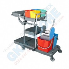 Paspas Kovalı Temizlik Kovalı Kat Temizlik Arabası