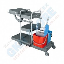 Paspas Kovalı Kat Temizlik Arabası