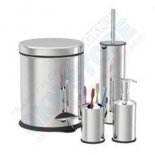 4'lü Banyo Seti Paslanmaz