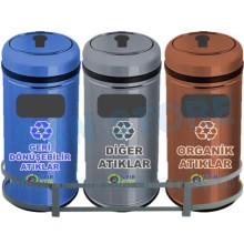 Kapaklı Sıfır Atık Kutuları