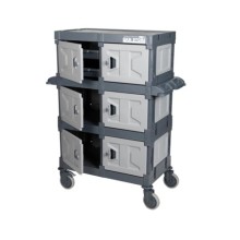 Plastik Servis Arabası Kapaklı GKN-2730