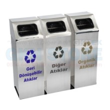 Paslanmaz Sıfır Atık Kovaları