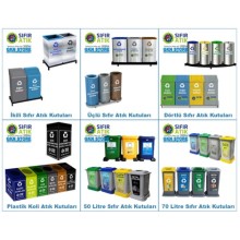 Krom Geri Dönüşüm Kovası