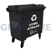 Sıfır Atık Depolama Konteynerı 770 Litre Evsel Atık