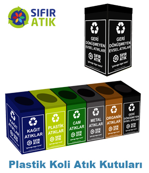 plastik koli sıfır atık kutuları